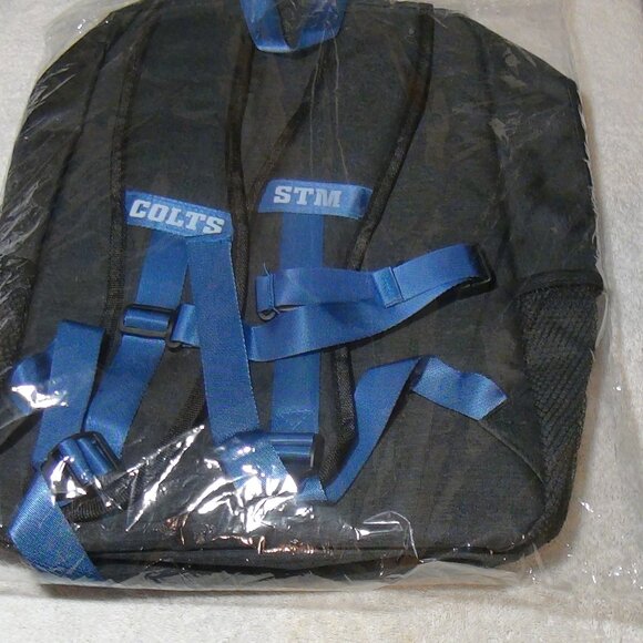 Indianapolis Colts STM Season Ticket Holder Dark Gray Backpack w/Keychain - Picture 2 of 7